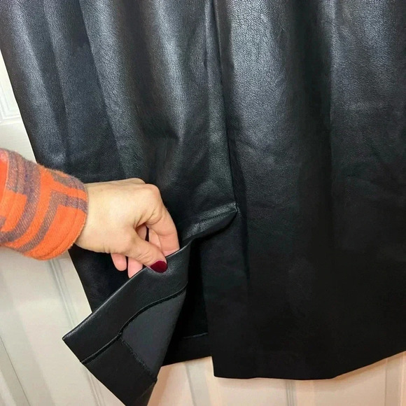 SPANX Leather-Like Sleeveless Sheath Dress Luxe Black / S - Picture 11 of 11